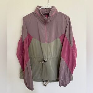 Lululemon Like New Colorblock Windbreaker SOLD OUT on website Jacket Size 10